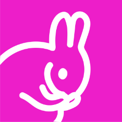 doodle bunny outline icon